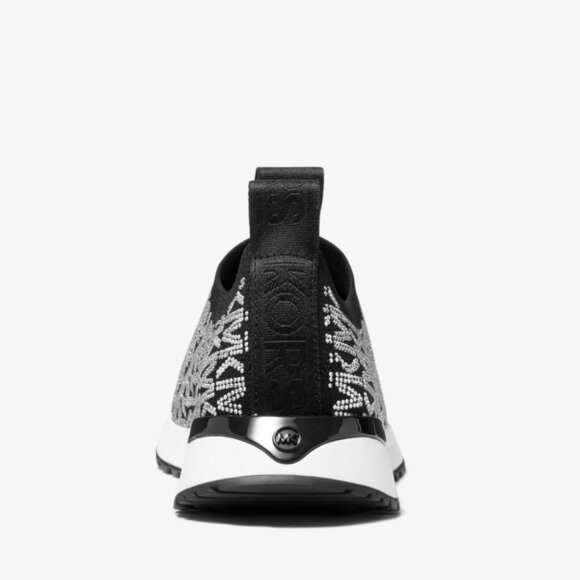 MICHAEL Michael Kors Bodie Crystal Logo Mesh Slip-On Trainer - Picture 3 of 5